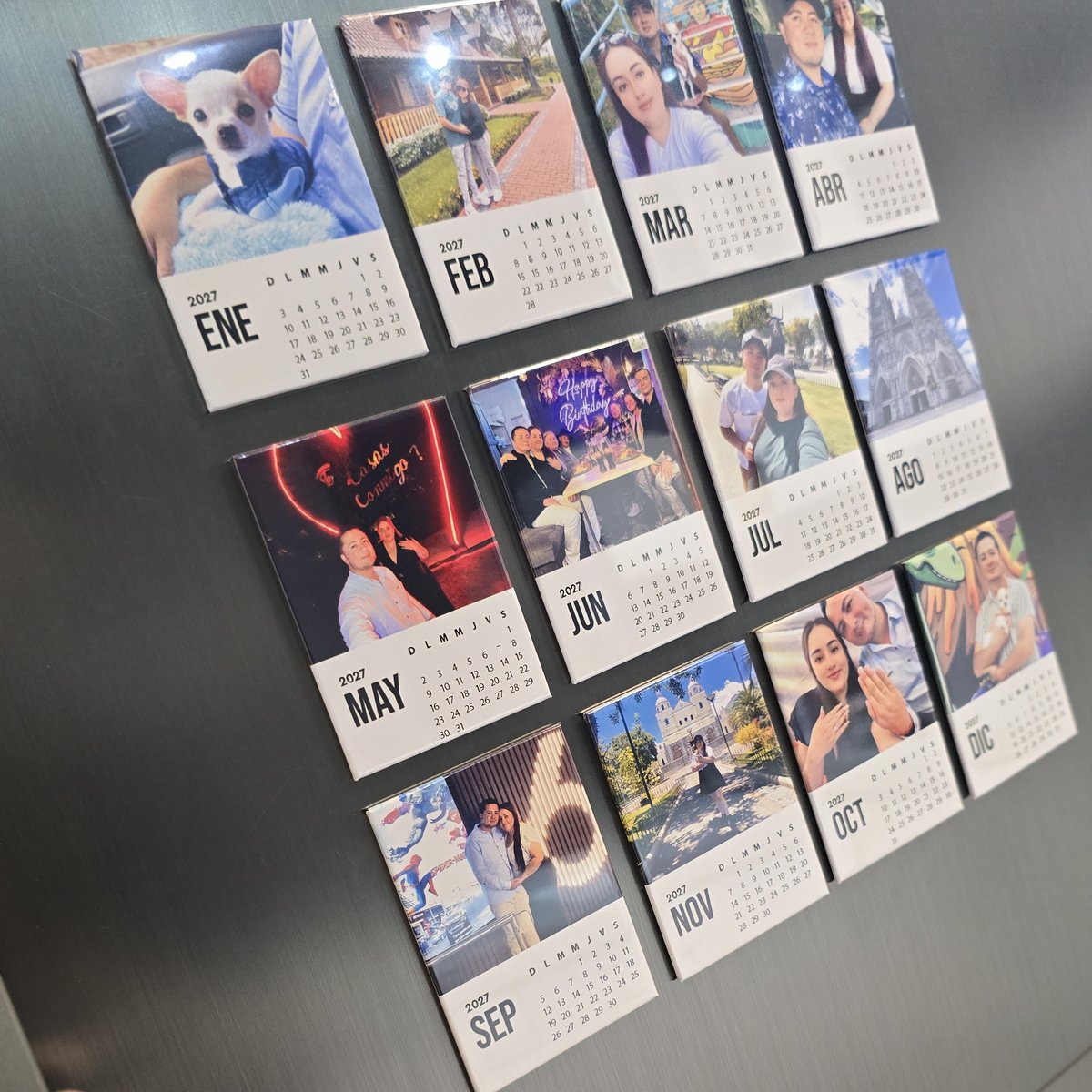 Calendario magnético 2027